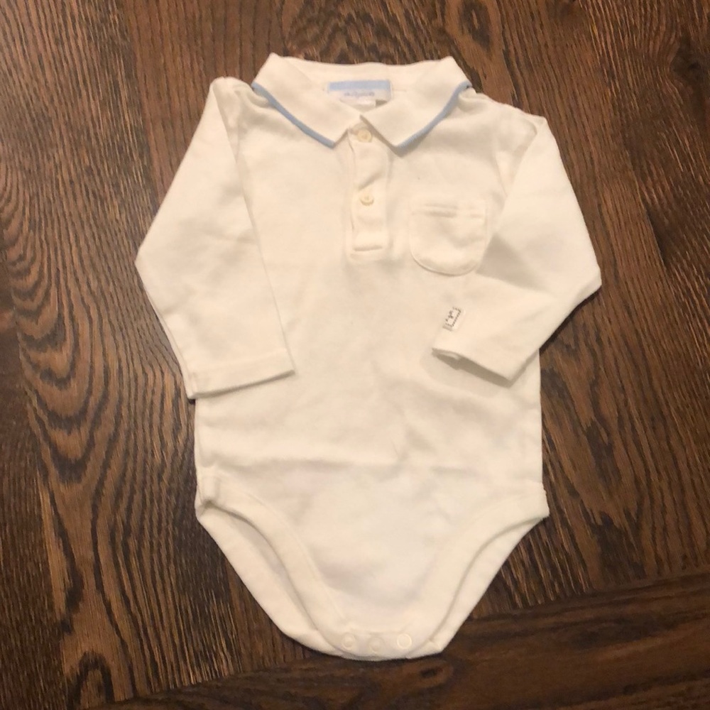 Janie and Jack collared onesie 3-6mo